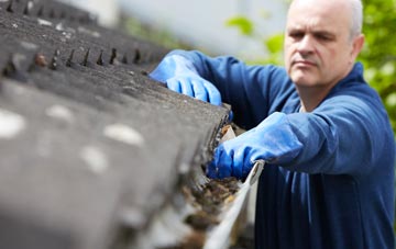 cleaning and inspecting Weir roofs